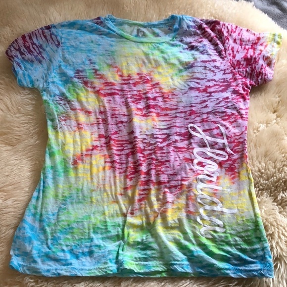Tie dye thin Florida Tee - Picture 1 of 6
